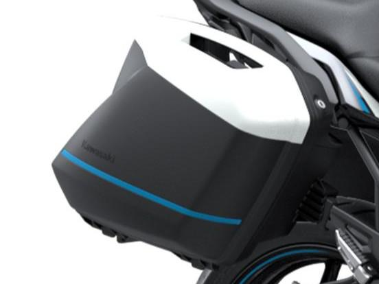 Pannier Deco Stripe Set, Metallic Blue (76J)