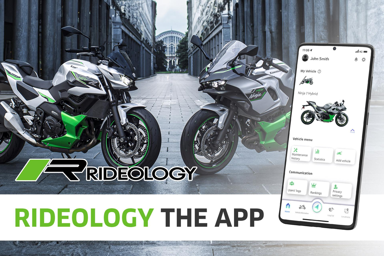 Εφαρμογή Rideology για Υβριδικά της Kawasaki