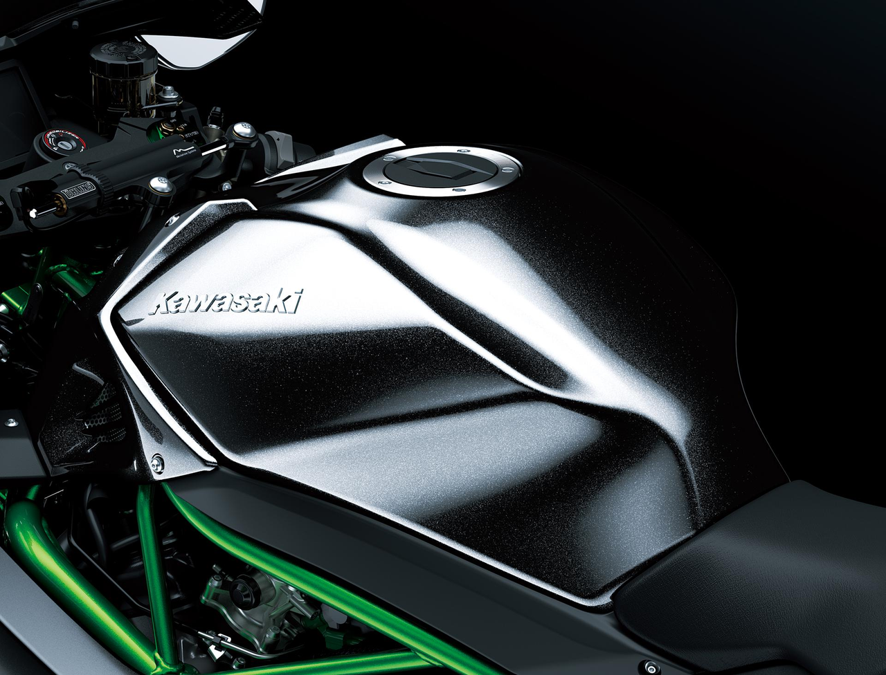Αυθεντική βαφή Kawasaki Silver-Mirror
